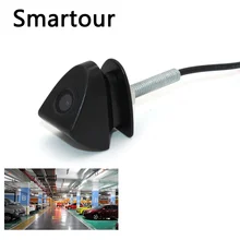 Smartour HD Auto Vista Frontale Della Macchina Fotografica DC12V ad alta definizione di visione notturna di 170 di larghezza gradi logo incorporato per Toyota