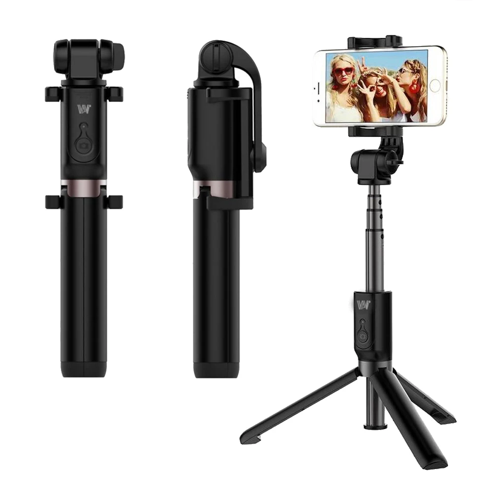 

Wireless Bluetooth Selfie Stick Tripod 360 Rotation Remote Control Extendable Monopod For iPhone X 8 7 6s Plus Samsung Huawei.