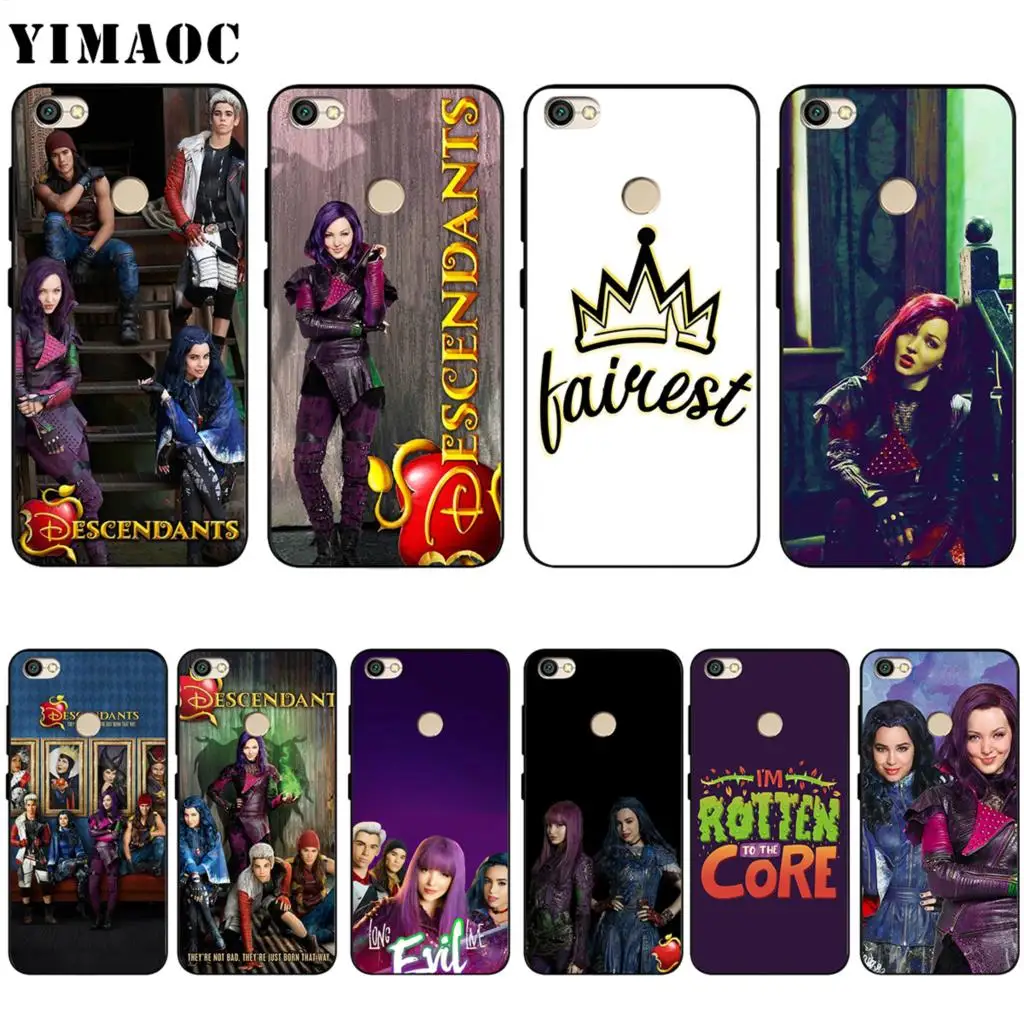 

YIMAOC Descendants Case for Xiaomi Redmi mi Note MAX 3 6a 7 6 8 9 go se mi6 mi8 a1 a2 Lite for pocophone f1