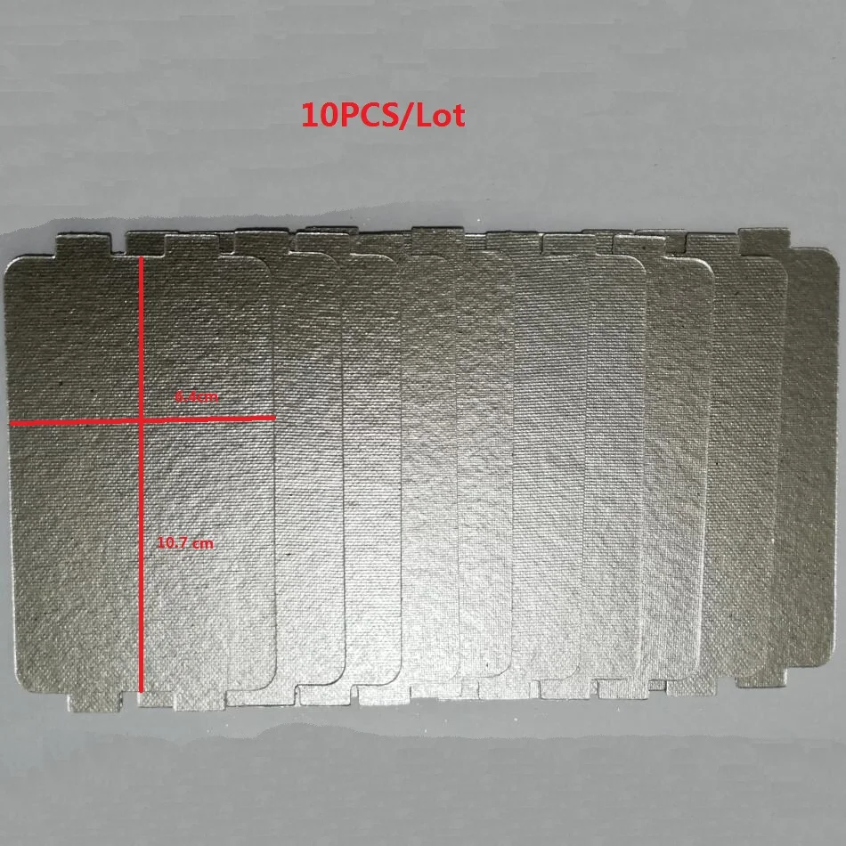 Качество Толщина Запчасти для микроволновых печей листовая слюда 6,4X10,7 см