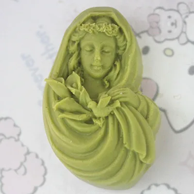 

C176 The goddess Art Silicone Soap mold Craft Molds DIY Handmade soap molds