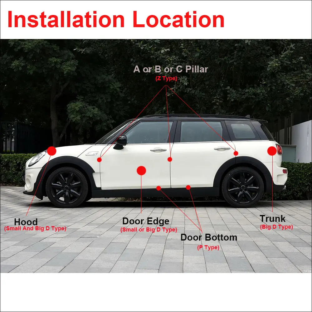 Мм 6 м большой D 12*14 мм резиновые уплотнители двери автомобиля уплотнение изоляции анти шум водостойкая резина для VW мужские поло 6N 9N для Renault
