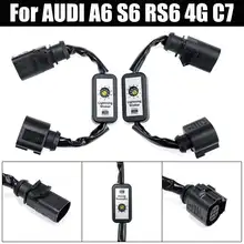 2 шт. Динамический указатель поворота светодиодный задний фонарь дополнительный модуль кабельный жгут для AUDI A6 S6 RS6 4G C7 левый и правый задний фонарь