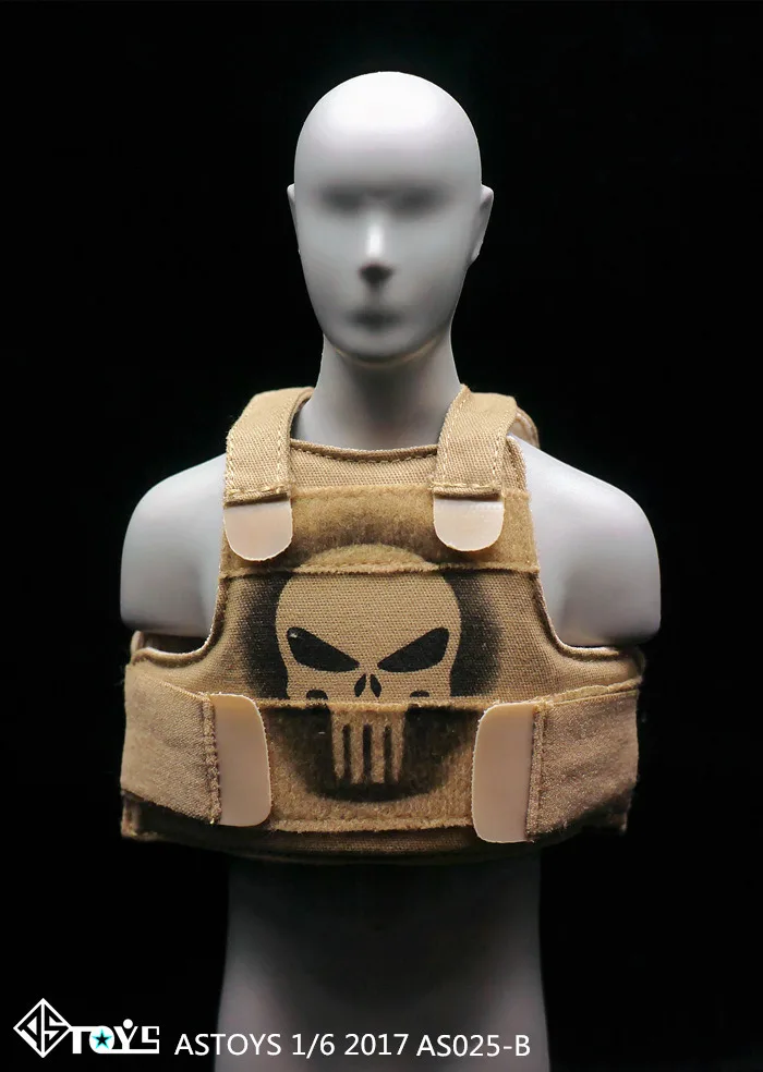 ASTOYS AS025 A/B 1/6 The Punisher жилет с черепами Props для 12 дюймовых коллекционных экшн фигурок