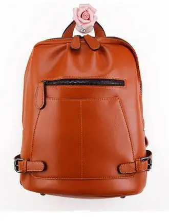 Бренд xmessun, рюкзаки из натуральной кожи, сумки на плечо из натуральной кожи, школьная сумка, кожаный женский рюкзак, дорожные сумки B645 - Цвет: Коричневый