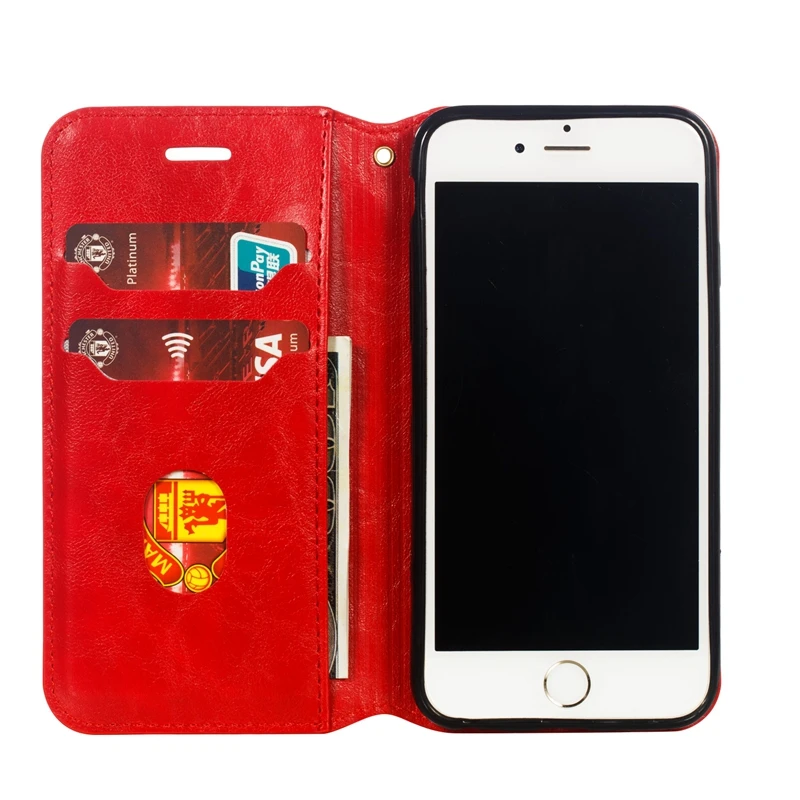 Флип кожаный чехол для Coque iPhone 6 Чехол Флип-кошелек Подставка для телефона чехол для Etui iPhone 6 6 S кошелек, Обложка