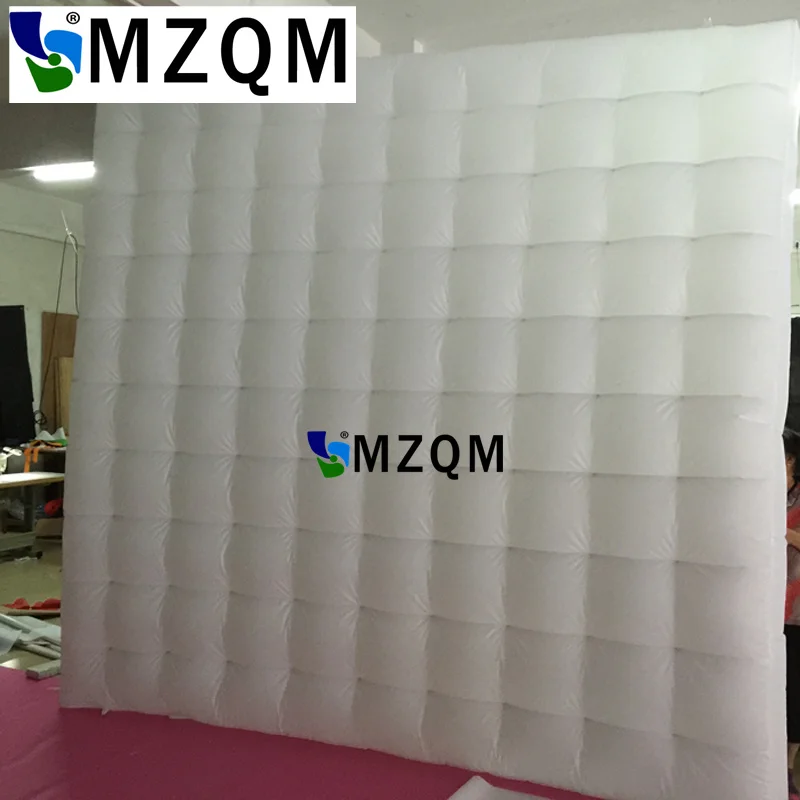 MZQM 4*4 м Горячая Портативный Палатка Надувные стены Надувной офис со светодиодами для мероприятий, выставки, выставки