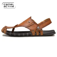 Camel для активного отдыха; Новая летняя обувь Модные Летние босоножки Для мужчин из натуральной кожи мужские сандалии мужские повседневная обувь 3013