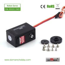 10 шт./лот DM-RS2013MD metal gear 20 кг Крутящий момент низкий профиль 270 градусов цифровой сервопривод для Робот
