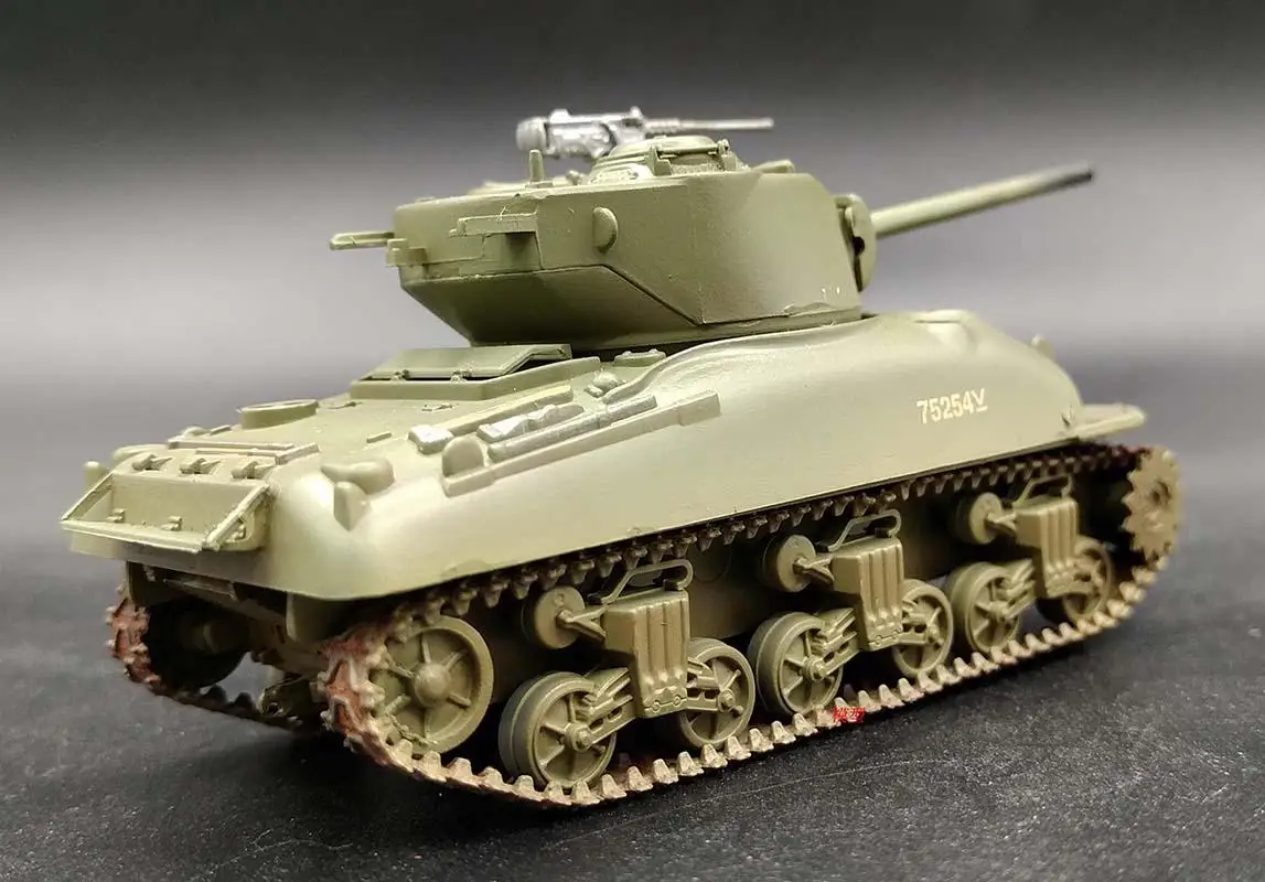 WWII США армии M4A1(76) Вт Танк Шермана 7th бронированный бригады 1/72 не литья под давлением easy model