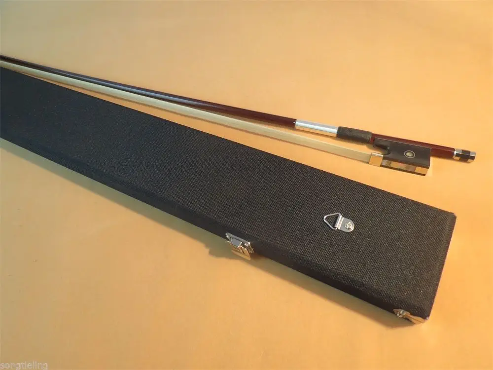 black colour upright double bass bow case for 1pc of France style bass