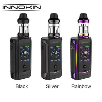 

Original 235W Innokin Proton Scion 2 TC Kit With 2ml Scion 2 Tank & 1.45-inch Screen & Stronger Throat Hit Ecig Vape Kit vs DRAG