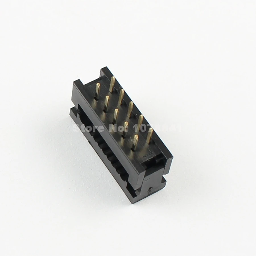 10 Pcs Per Lot 2.54mm Pitch 2x5 Pin 10 Pin Male Header IDC Ribbon Cable Transition Connector-in Connectors from Lights & Lighting on Aliexpress.com ...