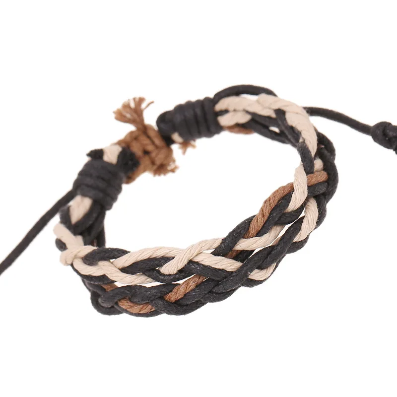 Simple Style Handmade Hemp Cord Bracelets 17cm Adjule High Simple Style Handmade Hemp Cord Bracelets 17cm Adjule High Quality Jewelry For Women Fashion Braided Rope Bracelet In Wrap From