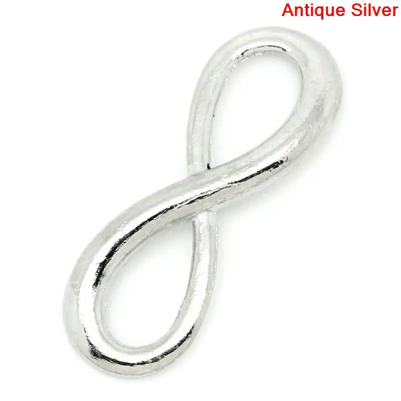 1x infini infinity strass connecteur Argent Couleurs Bricolage Bijoux Strass