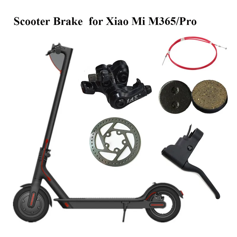 For Mi M365/Pro Scooter Disc Brake device Kit Drake Disc Rear Disc Brake Line Pad kit Scooter Accessories