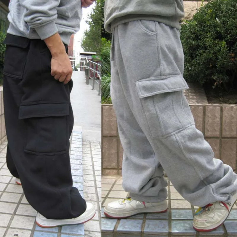 Брюки мужские спортивные в стиле хип хоп|loose cargo pants|cargo pantscasual joggers |