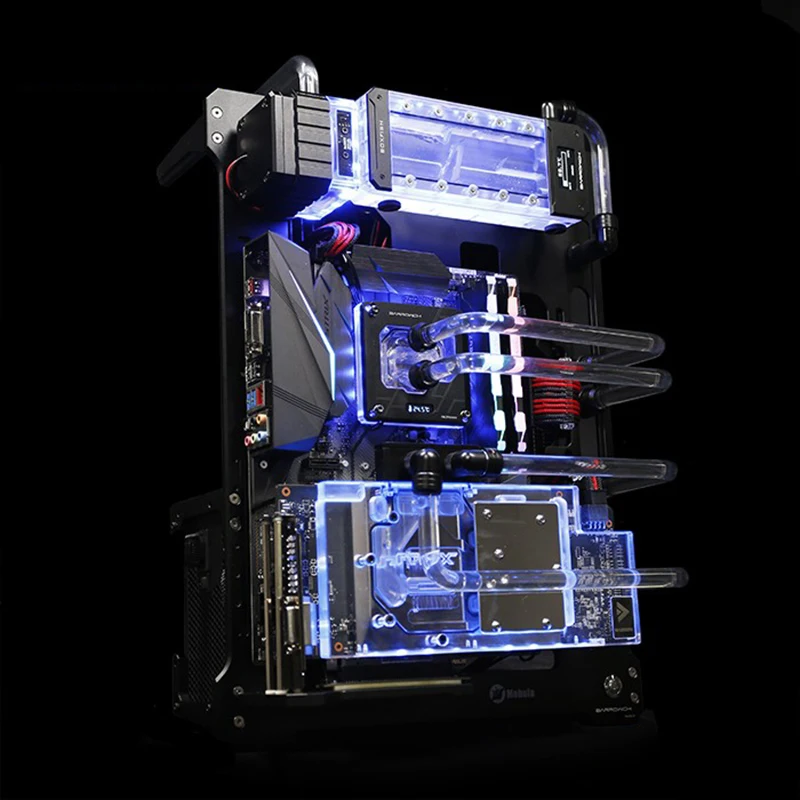 Barrowch Mobula FBACE 01 модульный игровой системный блок алюминиевый вертикальный корпус