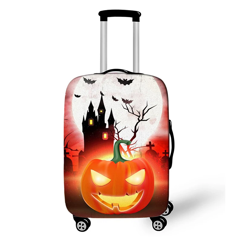 Защитный чехол для багажа на Хэллоуин, подходит для 18-32 дюймов, чехлы на колесиках, эластичные чемоданы, пылезащитные Чехлы, аксессуары для путешествий