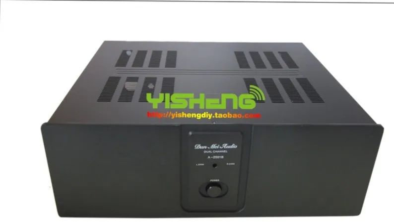 KYYSLB 2018 A2001B amplifier chassis Back Stage Amplifier Chassis Aluminum panels AMP case Enclosure headphone amp case