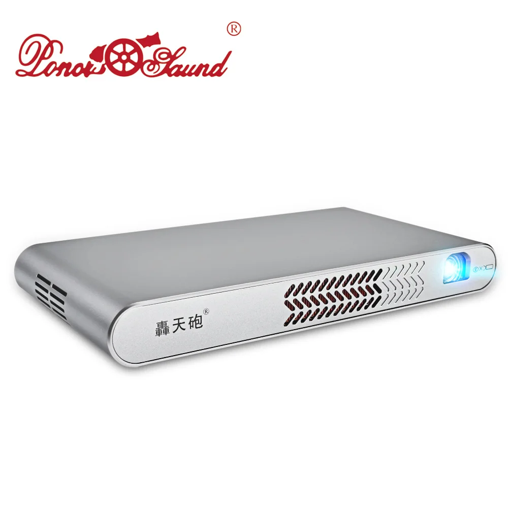 Poner Saund DLP-N1 Mini Portable Projector Battery 15000MAh Android WIFI Full 3D Bluetooth Home Theater HD 1080P HDMI USB SD 