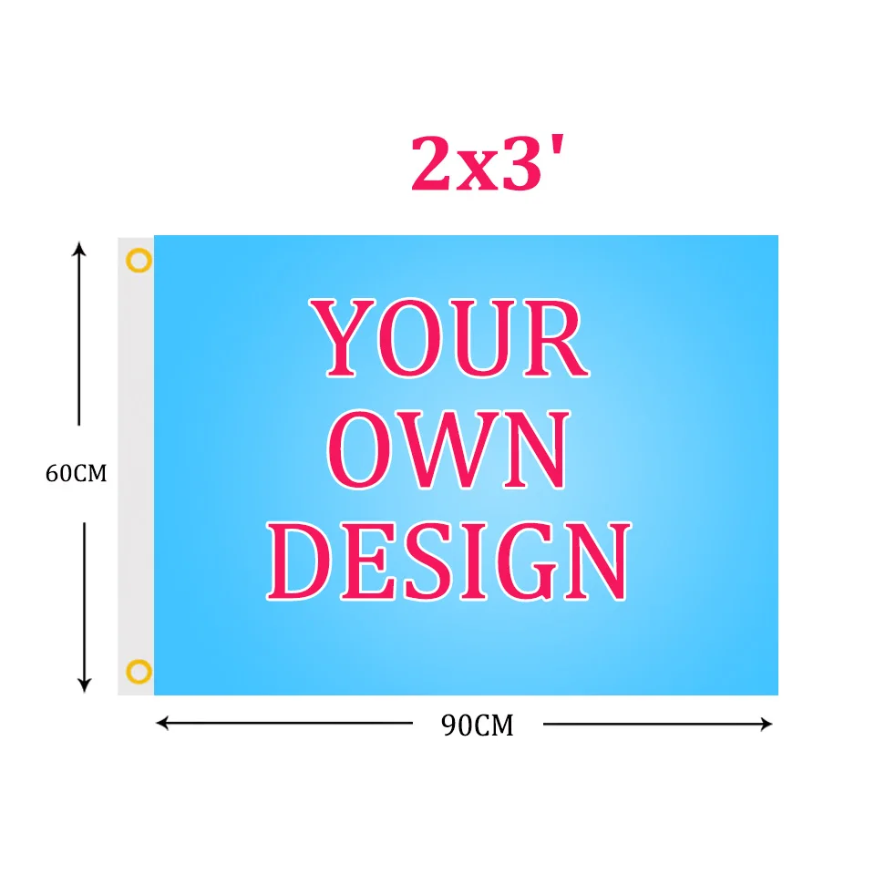 

Custom flag 2x3 FT Polyester all logo all color Customization flag Banners
