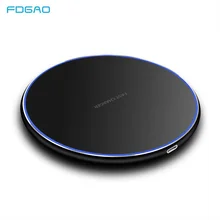 FDGAO 15W Super Fast Wireless Charger For Samsung S9 S10 iPhone X XS MAX XR 8 Huawei P30 Pro Qi Quick 10W Wireless Charging Pad