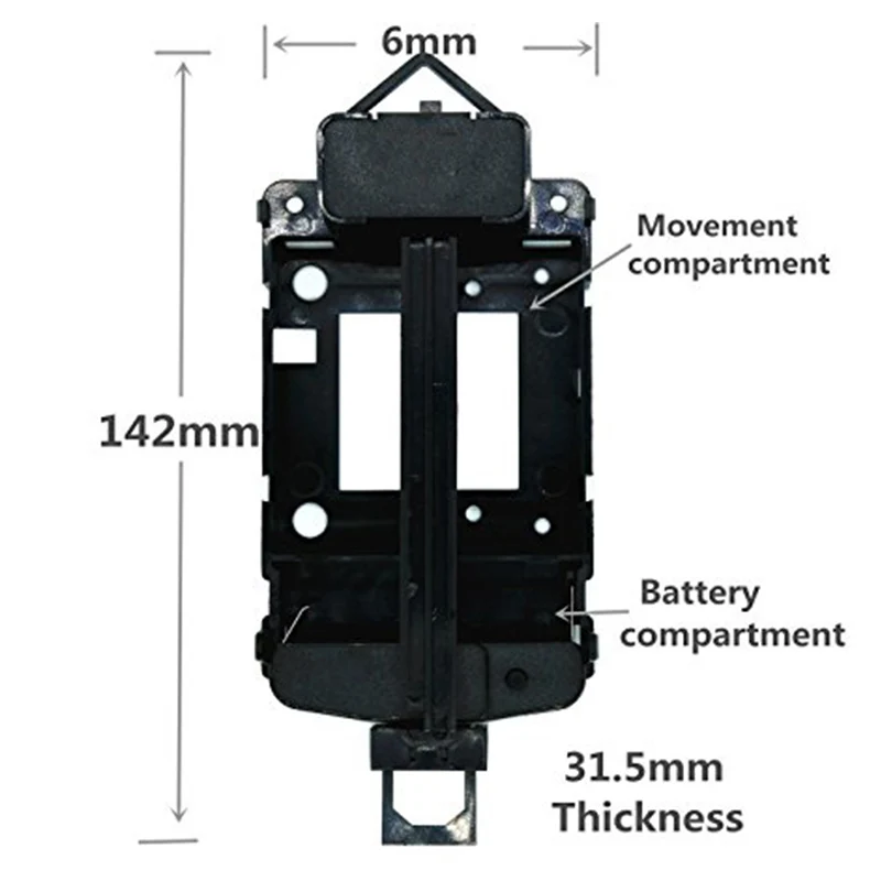 

New Arrival Wall Clock Pendulum Kit - Movement Pendulum Case Drive units support Pendulum weight within 115g Movement wiggler