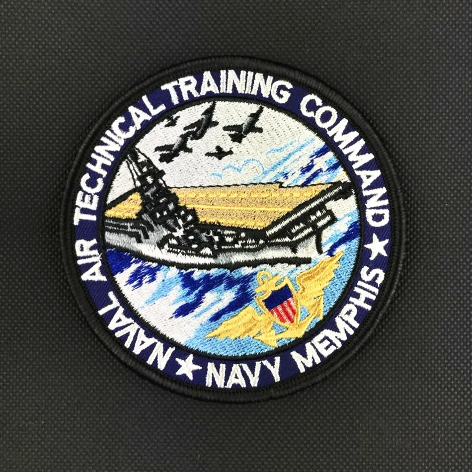 naval air technical training command patches embroidered navy memphis