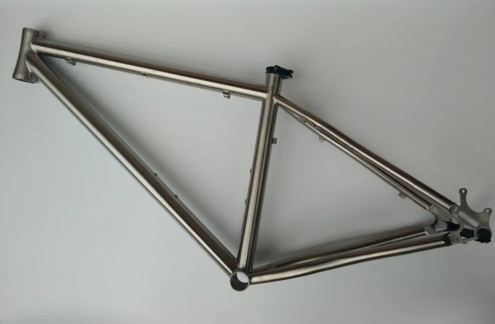 Cheap Hot selling  Disc brakes  Titanium  frame  Kalosse  27.5*17 inch  frame  Titanium   MTB frame  Mountain bike 27.5er 1