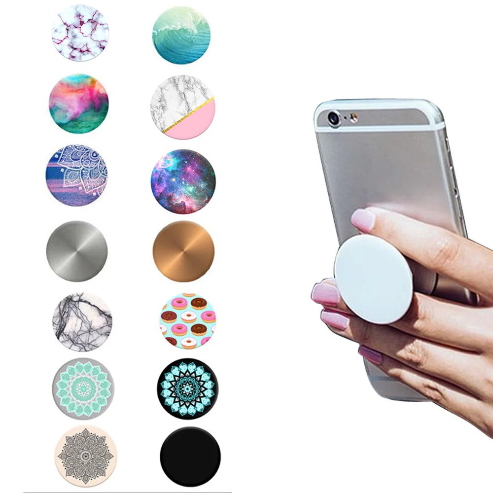 Fashion Phone Holder Expanding Stand and Grip Pop Socket