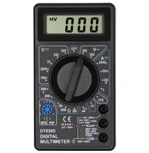 Testeur d'ampère de tension AC/DC, 10 pièces/lot, BUZZER DT830D, multimètre numérique, voltmètre, ammètre avec sonde de test