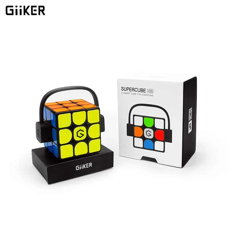 Xiaomi Giiker Cube i3s Super Cube Upgrad умная Волшебная Магнитная Bluetooth приложение синхронизация головоломка игрушки подарок брелок наклейка - Цвет: i3S New Version