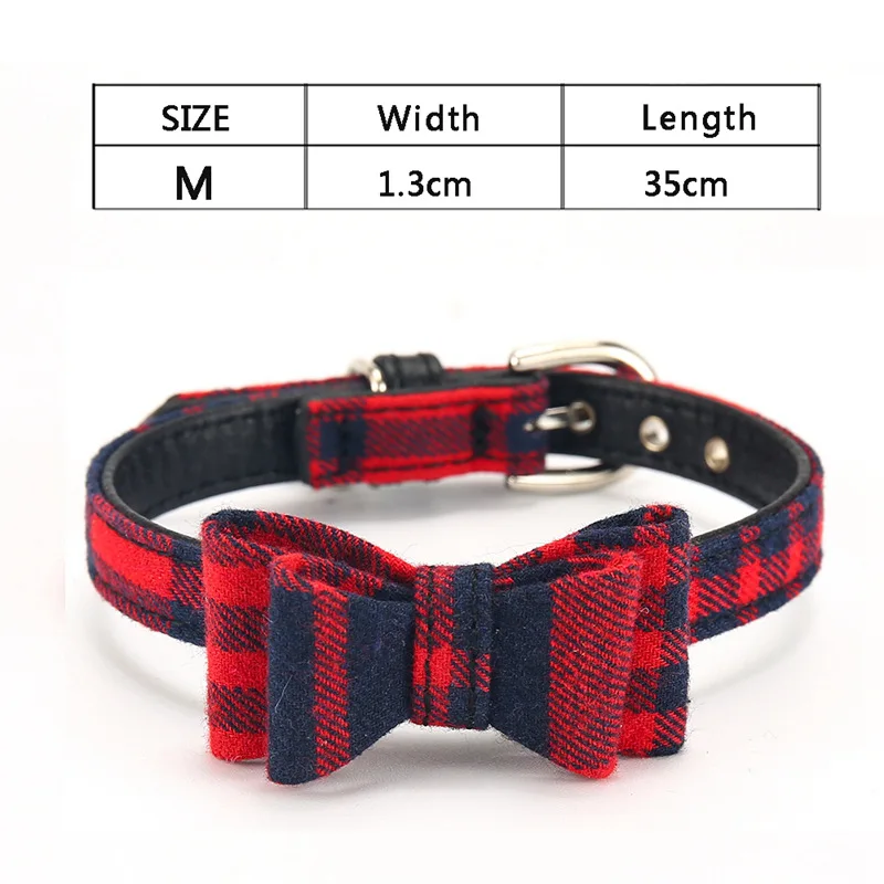Plaid Pet Products Dog Collar For Small Dogs Cats Dog-Collar Leash Harness Puppy Cat   Collars Supplies Chihuahua Accessories  PQ015  (13)