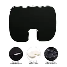 Несколько видов использования подушка для поясницы сиденья автомобиля поддержка для отдыха сна Массажная накидка на сиденье копчик, ортопедический с пеной памяти