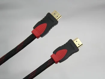 

1.5M 5FT HDMI to HDMI High Speed HDMI Cable HDTV 1080P for Video Game Player,3D TV 30pcs/lot free shipping