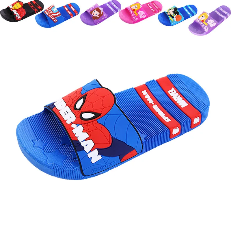 

Disney Shoes Flip Flop New 2019 For Kids Mickey Boys Girls Summer Marvel Cartoon Comfortable Casual Flat Heels Shoes Size 24-39