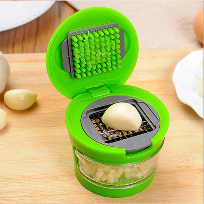 

Multi-function garlic press 1pcs Random Color Cutting garlic stainless steel Cooking tools Kitchen accessories