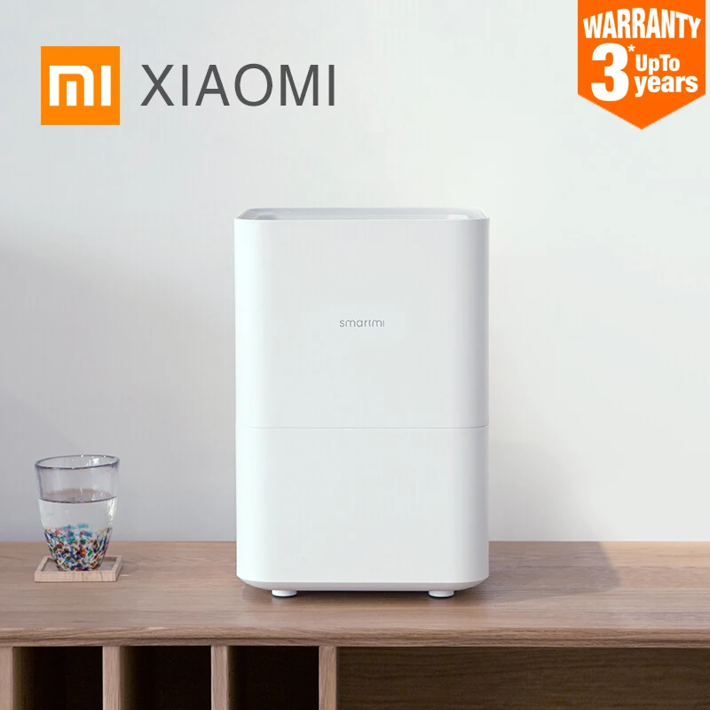 

Original Xiaomi Smartmi Air Humidifier 2 Aroma diffuser Essential Oil Mijia APP Control 4L Capacity Air Conditioning Appliances