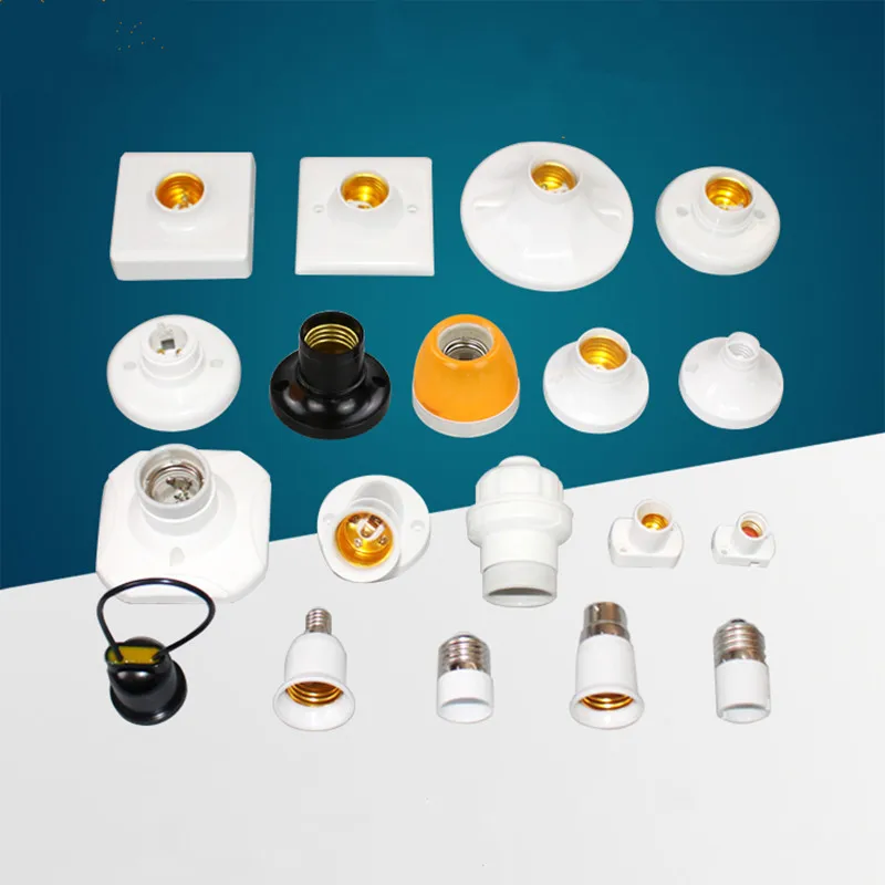 ies 86 Square E27 socket Surface Mount lamp base 110V 240V Lamps Holder