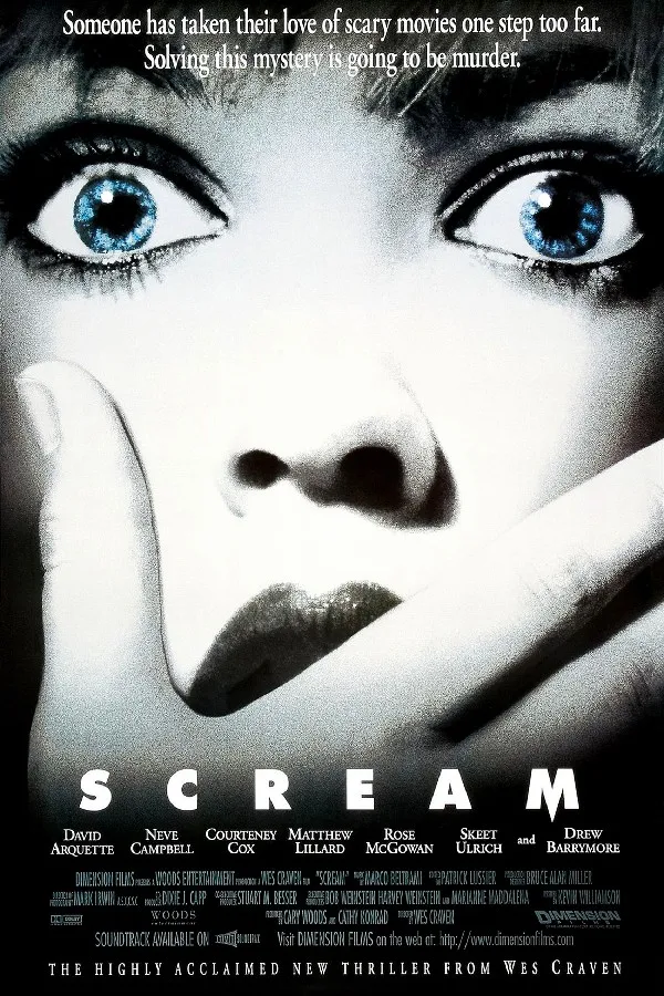 

SCREAM Classic Horror Movie Art Silk Poster Room Wall Decor