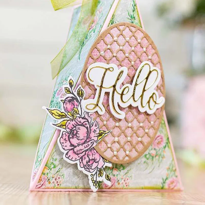 

Letters "Hello" "Good luck" "Notes" "Shine" "Bliss" "My Garden Flower" Metal Cutting Dies for DIY Craft Making Card Scrapbooking
