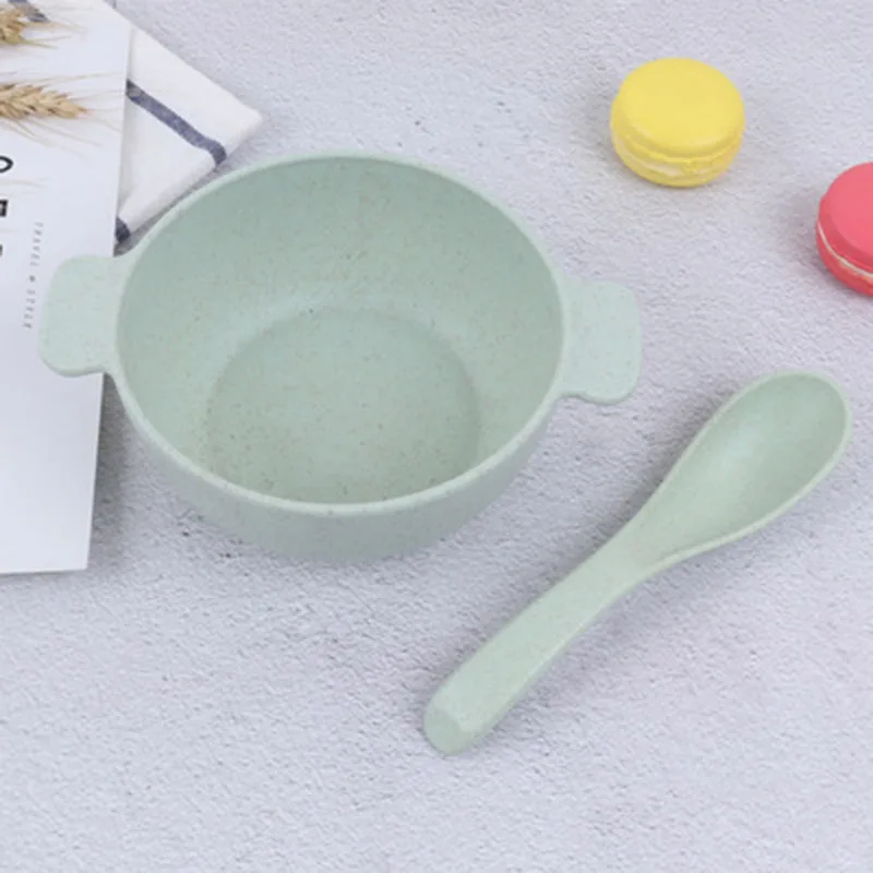 2pcs/set Baby Feeding Food Tableware Eco-Friendly Toddle Kids Dishes Baby Child Eating Dinnerware Anti-hot Training Bowl+Spoon 2pcs/set Baby Feeding Food Tableware Eco-Friendly Toddle Kids Dishes Baby Child Eating Dinnerware Anti-hot Training Bowl+Spoon
