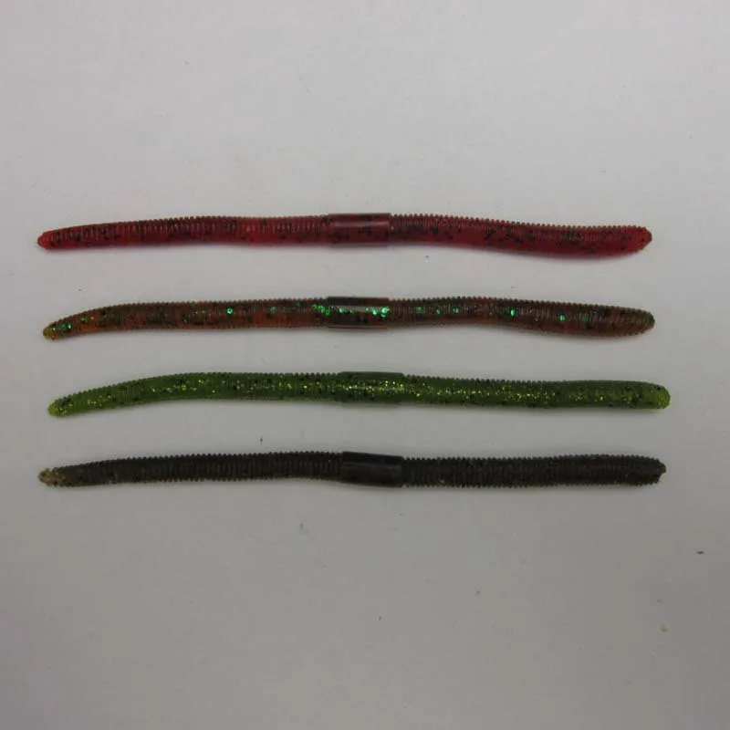 BassLegend Fishing Salted Soft Bait For Bass Perch Vertical Worm 122mm/3.5g Density Body 12 pcs