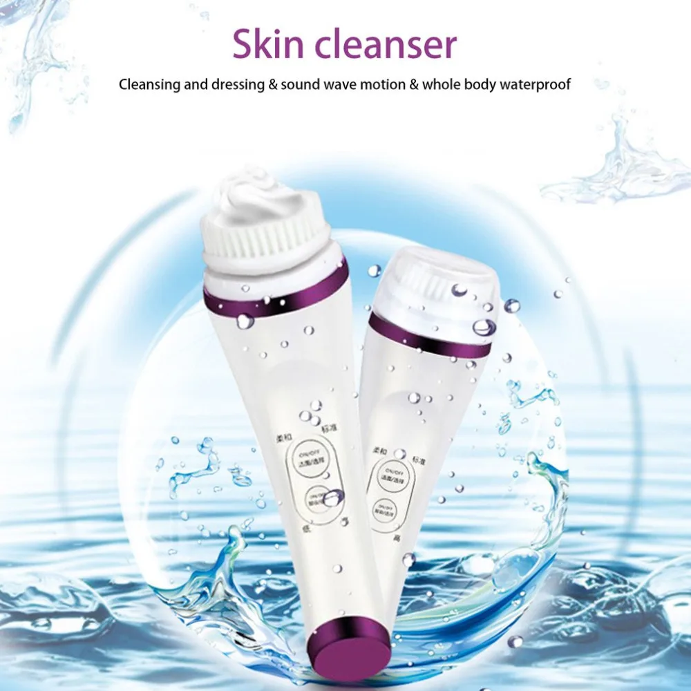 

Mini Portable Ultrasonic Electric Cleansing Instrument Rechargeable Waterproof Facial Brush Beauty Tool Great Gift New Sale