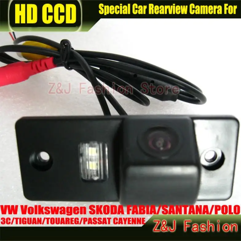 Auto Wayfeng/® Car Rear View Reverse Backup Camera for Pors-Che Cayenne for Volkswagen Vw Volkswagen Santana//Polo //tiguan//Touareg//Passat Skoda Fabia 3c