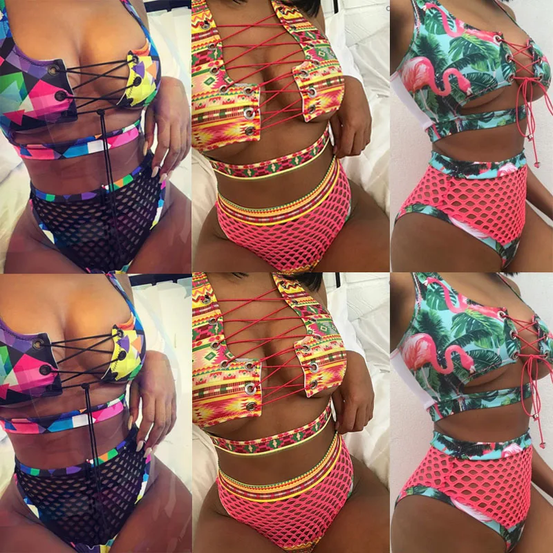 african print swimsuit plus size