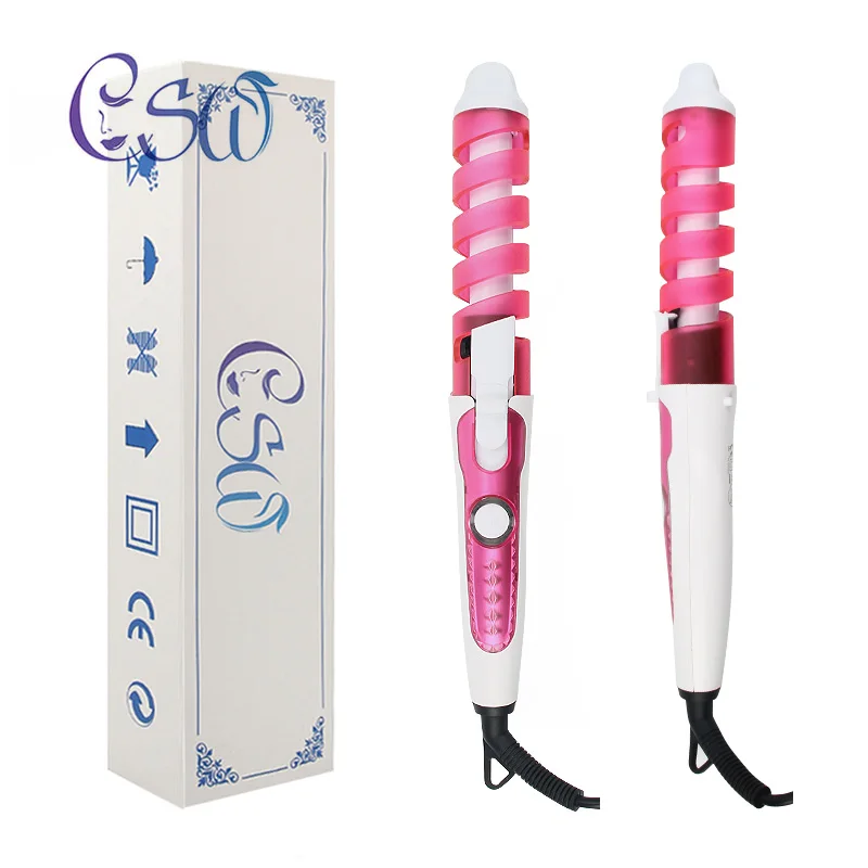 

CSW 5 Color 25-39W Mini Automatic Spiral Wave Hair Curler EU/US Electric Rolling Hair Stick Anti-scalding Curly Perm Volume Bar
