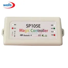 SP105E Magic Controller Bluetooth 4 0 DC5 24V 2048 Pixels for WS2811 2812 2801 6803 IC