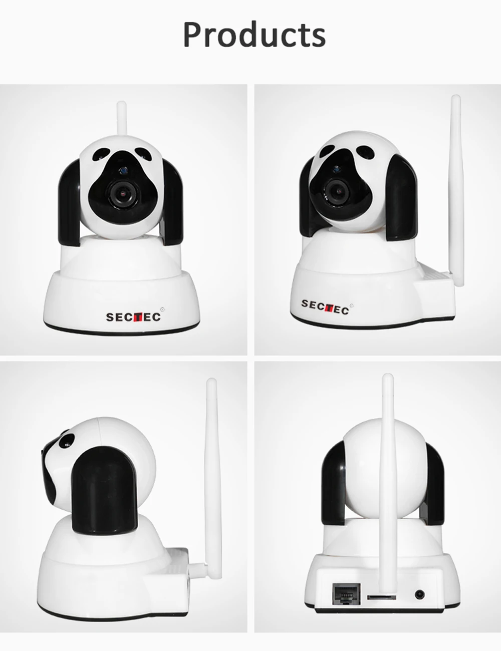 HD WiFi IP Camera Smart Dog 720P Home Security Wireless Caemra9